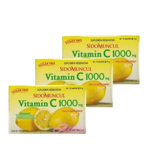 (ED JULI 2026) Vitamin C1000 Sidomuncul Per Box 6's | Lazada Indonesia