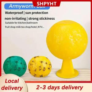 [COD] SHPYHT Local delivery Ship within 24 hours Sticky Traps Flying Insects Traps Ball Effective Fly Catcher Killer Fruit Fly Killer For Plants Catching Fruit Insects