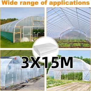 【200 Microns】UV Plastic Sheet Plastic Sheeting Heavy DutyGreen House Plastic Covering