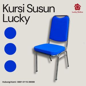 Kursi Susun Lucky BLUE