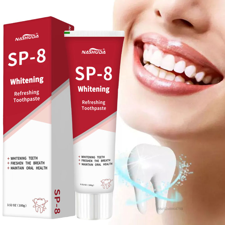 SP-8 Probiotic Whitening Toothpaste Sensitivity Relief Toothpaste for ...