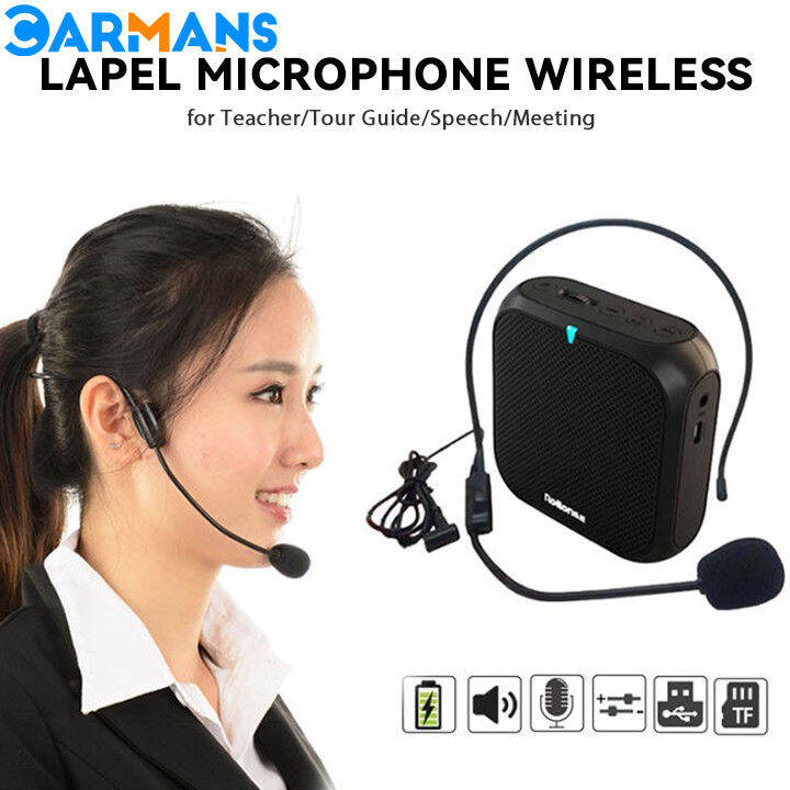 Philippines Stock Mini Portable Lapel Microphone Wireless