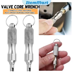 Tire Valve Core Screwdriver for Car Tyre Valve Core Remover Tool Tire Repair Keychain Design ItemMart