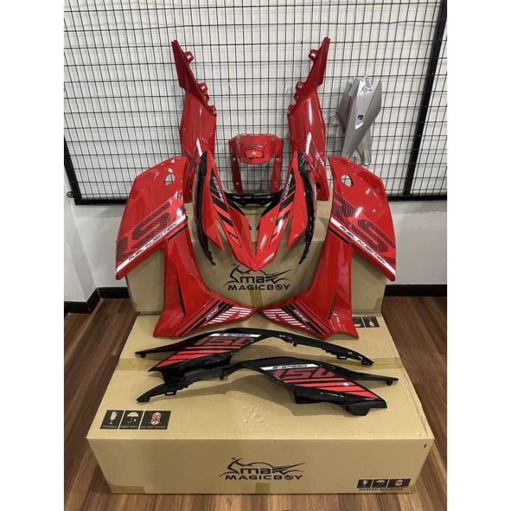 MAGIC BOY COVER SET CUSTOM HONDA RSX MERAH PURBA 2024