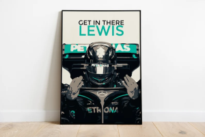 F1 Lewis Hamilton Poster Prints Canvas Wall Art Mercedes AMG Print Bedroom Sport Picture Fan Art for home decor paintings