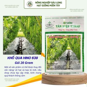 Hạt Giống Khổ Qua Lai F1 HINO 639 Gói 100 Hạt – Trái Đẹp Cây Khỏe Sai Trái Năng Suất Tốt