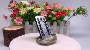 8 Modes Usb Led String Light Remote Control 1-10m Remote Multicolor Lights Quantity Copper Fairy Strings Twinkle Lamp Decoration For 1m Lamps Outdoor Lighting