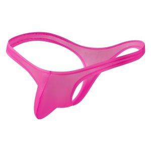 XYAX Seamless Ice Silk  Low Waist Transparent Men Mesh Panties Soft Ultra-thin Triangle Underwear Men