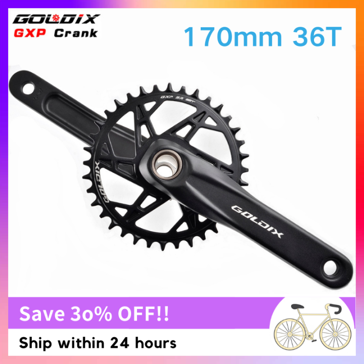 Goldix xe đạp crankset Xe Đạp MTB quây chainring xe đạp 170mm 175mm đen ...