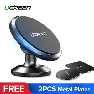 UGREEN Magnetic Car Phone Holder and Ring Stand for iPhone 16 Pro Max iPhone 17 Pro Max iPhone 15 Plus 360 Degree Magnet Mount Car Holder