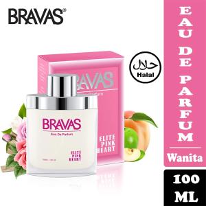 BRAVAS Parfum Wanita ELITE 100 ML Eau De Parfum HALAL Perfume Spray Besar Perempuan EDP Ori