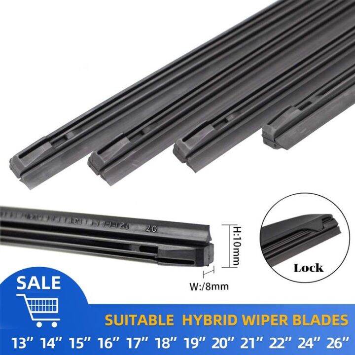 LT Car Wiper Rubber Strip Car Vehicle Insert Refill Wiper Rubber Blade ...