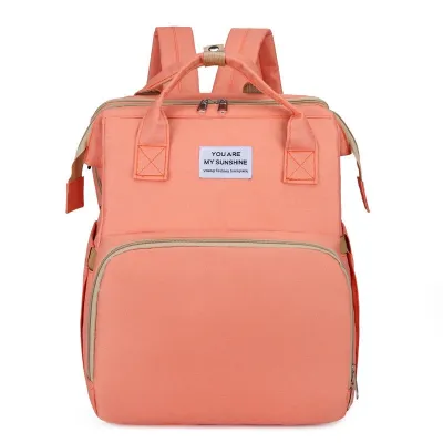 TAS BAYI 6003 - Tas Bayi Multifungsi YOUAREMYSUNSHINE Tas Perlengkapan Bayi Multifungsi 2in1 Kasur Tidur Tas Ransel Diaper Bag Anello - H1