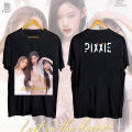 Tpop Pixxie โปสเตอร์แบนด์เกิร์ลแบนด์แขนสั้นแบบสบาย ๆ. 