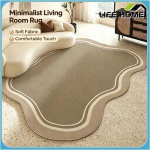 Imitation Cashmere Living Room Carpet Dustproof Wear Resistant Easy To Maintain Simple Style Home Reading Area Sofa Carpet