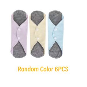 3/6/10PCS Reusable Washable Cotton Menstrual Pad/Panty Liner Waterproof Leak Proof Sanitary Napkins Cloth Pads