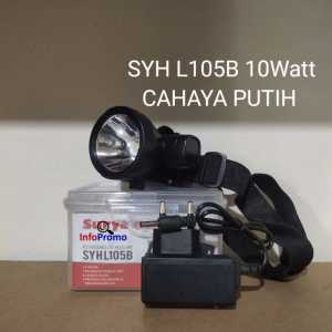 Senter Kepala Surya SYH L105B LED 10 Watt Putih Water Resistant Cahaya Putih