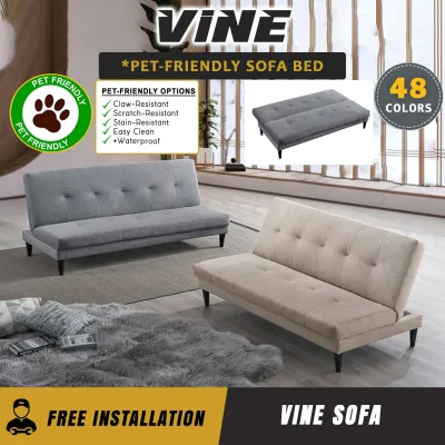 Living Mall Vine 3-Seater Sofa Bed High Density Foam Cushion w/ PetFriendly Options