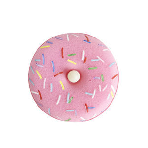 Donut Sponge Brush Pot Kitchen Clean Double Sided Suction Cup Washing Cotton Donut Brush Pot Sponge Dish Washing Brush