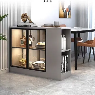 Kitchen Cabinet Cabinet Dining Storage Rack Floor Standing Multi Layer Household Microwave Oven New Multifunctional Kitchen