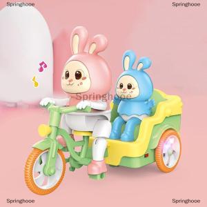 [COD] Springhooe Tricycle-Riding Rabbit Musical Toy Adorable Baby And Mom Rabbit Toy Electric Tricycle Toy With Simulated Cycling Movement