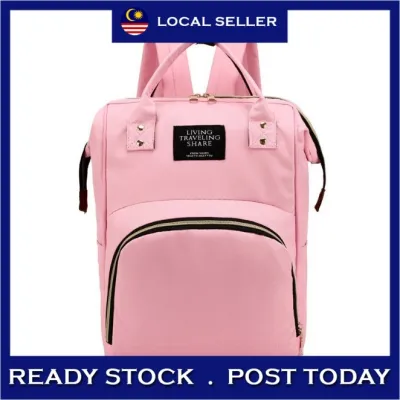 [🔥BEST SELLER🔥] Korean MUMMY BAG Large Capacity Baby Diaper Bag Diapers Backpack Mommy Bag Maternity Bag Pack Beg Ibu