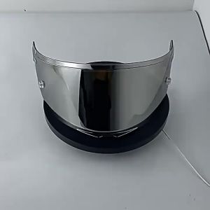 V29 Compatible with MT KRE Carbon Fiber Full Helmet Mirror Sunscreen Windshield Day and Night Universal Helmet