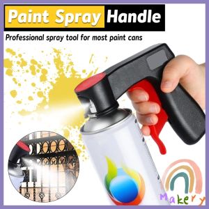 Makery【Ready in Stock】 Universal Reusable Plastic Portable Spray Paint Handle for Car/Wheel/Wall DIY Painting Assistance