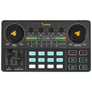 Manila Stock MAONO AM200 Sound Card Original for Live Streaming Song CoversProfessional Soundcard for KaraokeRecordingPortable Podcast Equipment Sound Interface Youtube TikTok