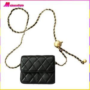 【HOT】 กระเป๋าคาดเอวผู้หญิงดีไซน์ทันสมัยแบบควิลท์ขนาดเล็กสำหรับลุคสบายๆและปาร์ตี้ในสีคลาสสิก