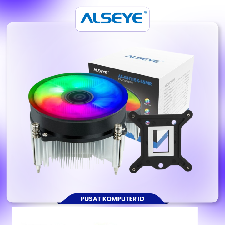 Fan Processor Intel Lga Alseye Airmax Rgb As Gh X Mr Cpu Cooler