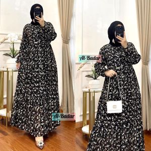 (BISA COD) GAMIS TERBARU KANCING MUTIARA