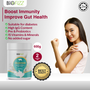 BIOFIZZ Colostrum Powder Plus 600g 牛初乳 Susu Milk Powder