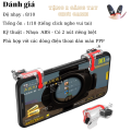 Nút kẹp điện thoại GADO nút bắn game PUBG hỗ trợ 4 ngón chơi game tiêu diệt đối thủ nhanh.