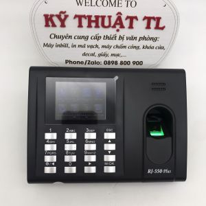 Máy chấm công vân tay thẻ Ronald Jack RJ-550 Plus ( Có pin lưu điện)