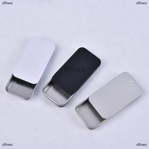 [COD] dfhws 1PC Mini Iron Box Slide Cover Storage Box Wedding Portable Tin Boxes Container
