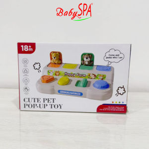 [𝐒𝐆 𝐒𝐞𝐥𝐥𝐞𝐫] BabySPA Pop-Up Animal Toy | Educational Interactive Play for Kids