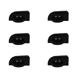 6Pcs Fixed Guitar Effect Pedal Pointer Chicken Head Knob Guitar Amplifier Effect Pedal Knobs Caps Easy to Install