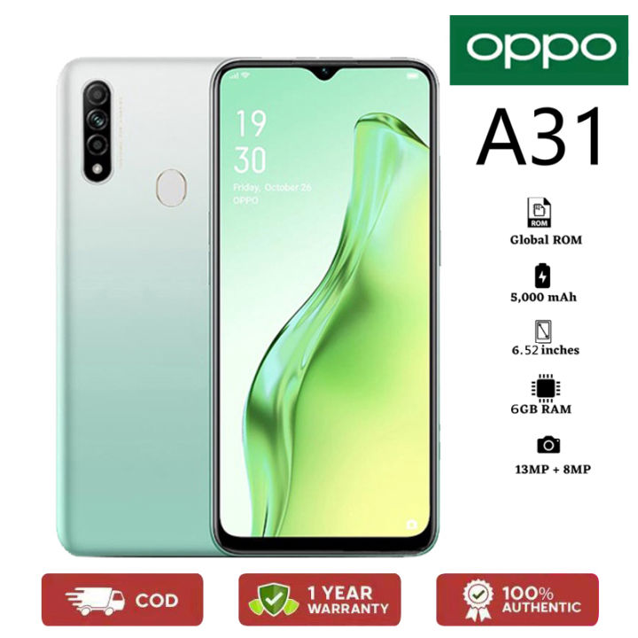 Global Version OPPO A31 cellphone Android Smartphone 1 year