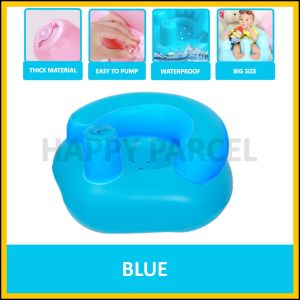 PVC Inflatable Baby Chair Learning Seat Portable Infant Dining Feeding Chair Baby Sofa Bath Chair Kids Kerusi Bayi Makan