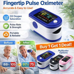 Accurate Finger Pulse Oximeter Compact Design Pulse Monitor Health Monitoring Device