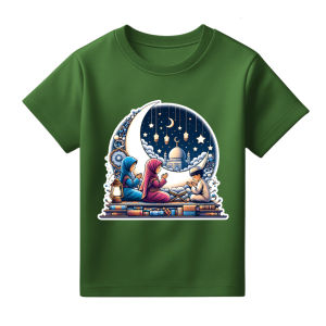 Baju Kaos Distro Anak Laki Laki Impor ( 047 HIJAU BOTOL ) SIZE M ( 3-4 TAHUN )