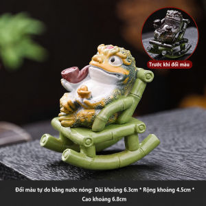 Tượng Cóc Thiềm Thừ Thưởng Trà Tượng Pet Trà Đổi Màu Độc Đáo Đồ Chơi Bàn Trà