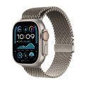 Apple Watch Ultra 2 with Natural Titanium Case (49mm). 