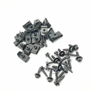 20Pcs Klip Bemper Mobil + 20Pcs Baut Digunakan Untuk Toyota / Klip Spakbor Bumper Mobil Mini