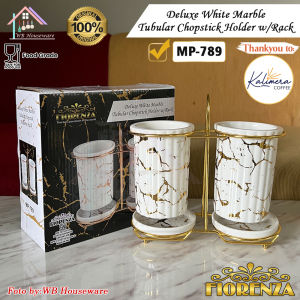 FIORENZA Tempat Sendok Garpu motif Marble  ceramic Set MT-789 MH-789 MP-789