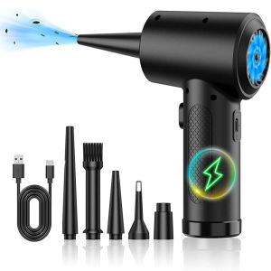 51000RPM Compressed Air Duster Keyboard Cleaner for Office Electric Cordless Air Duster PC Cleaning Air Blower Car Duster