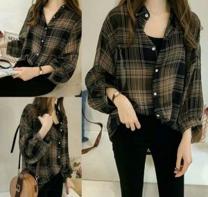 KEMEJA SQUARE WARM IMPORT CVF