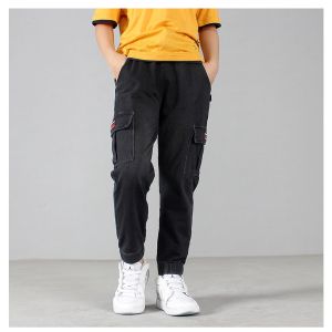 Quần jean bé trai 25-45kg AKLsize đại quần bò cao cấp cho bé 5 đến 14 tuổi phong cách Hàn Quốc