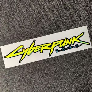 Cyberpunk 2077 Stickers Motorcycle Body Scratch-Covering Stickers Computer Case Trolley Case Decalls